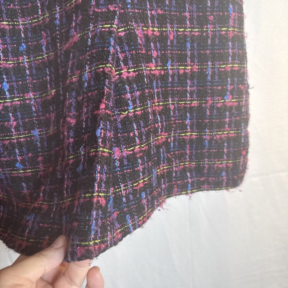 Oscar Oscar De La Renta Colorful Skirt Size 14 Petite Preowned - Picture 7 of 16